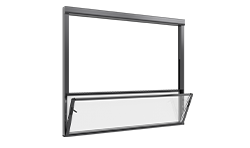 Automatic Guillotine Window: VertiFlex ALL CLEAN Climatic Facade System