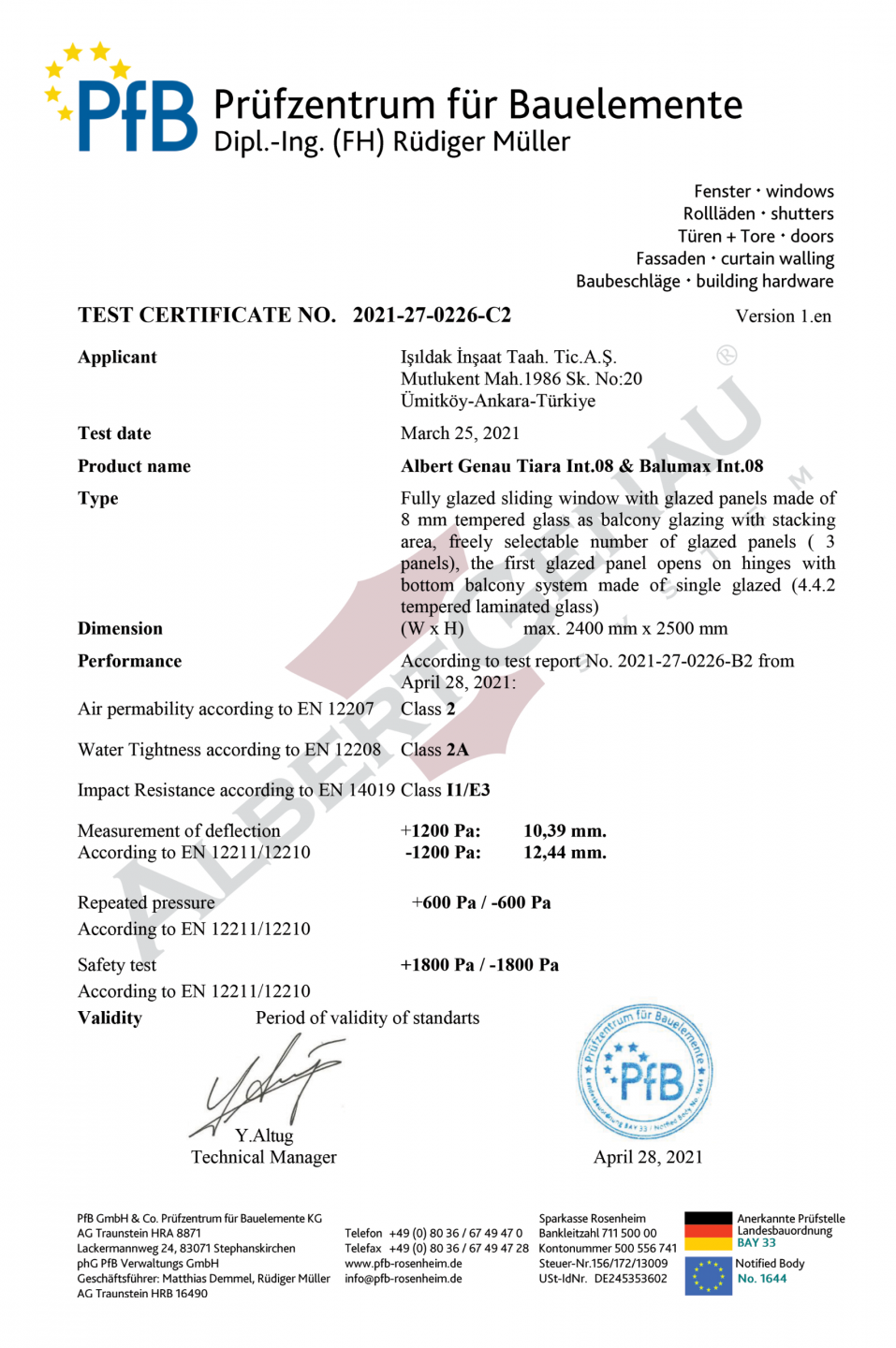 TiaraInt08 BalumaxInt08 PfB TEST