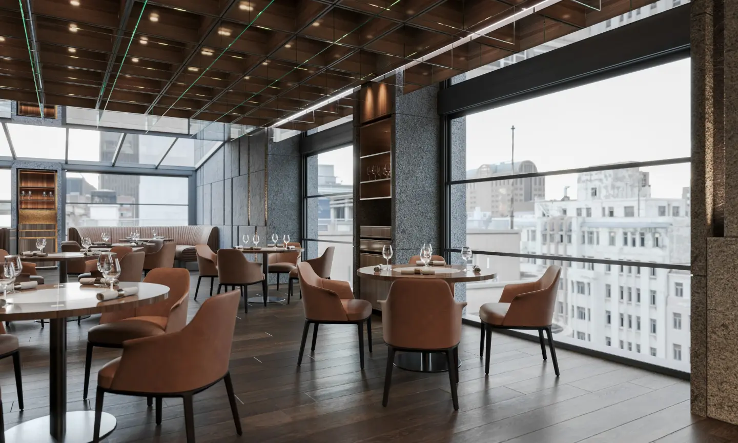 Giyotin restoran cam sistemi