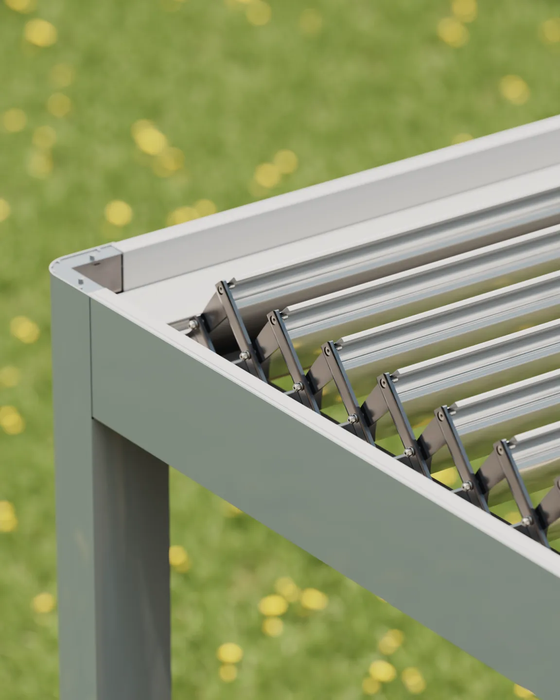 Albert Genau Bioklimatik Pergola Makaslı Sistem